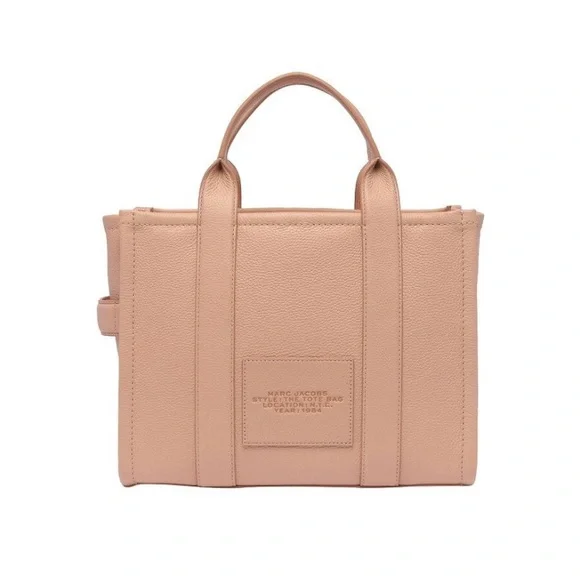 Marc Jacobs Rose Pink Medium Leather Tote Bag NEW! - Picture 11 of 14